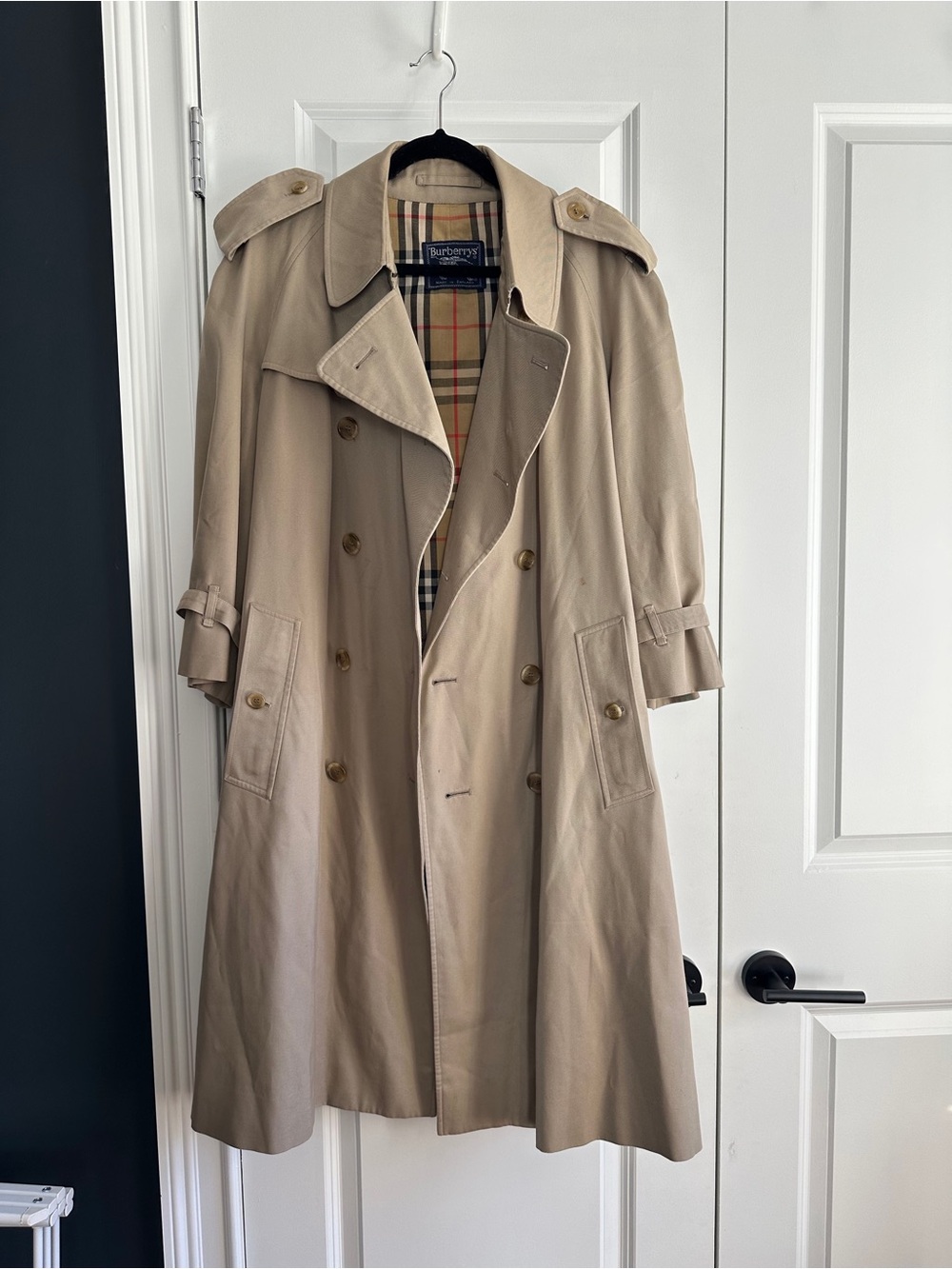Vintage Burberry Oversized Trench Coat 52 Regular 2XL